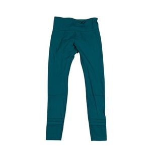 Lorna Jane Women’s Athletic Leggings Mesh Panel Dark‎ Teal Size Small Read